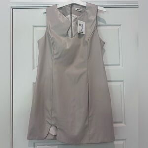 Day + Moon Leather Mini Dress